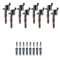 Set of 8 Ignition Coils & NGK Iridium Spark Plugs for F-150 F-250 SD