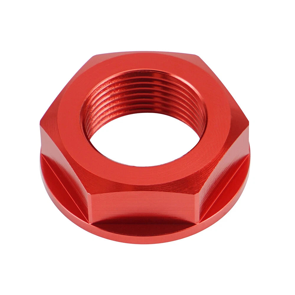 CNC Rear Axle Shaft Lock Nut M22xP1.5 for Honda CRF250R CRF250X CRF450R CRF450X (2004–2023)