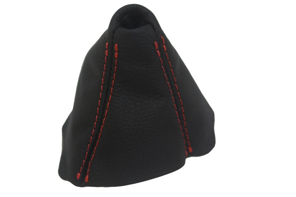 Automatic Shift Boot for BMW E90 (2005–2013) - Leather Synthetic, Red Stitch