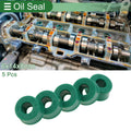 Set of 5 Oil Seal Rotary Shaft Seal 6x14x8mm High Pressure Green for Various Models