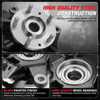 Front Left Loaded Wheel Bearing Knuckle for Mazda CX-7, CX-9 (2007–2015)