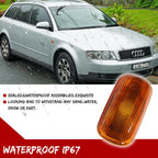 OE-Style Amber Side Marker Reflectors for Audi A6 S6 A4 (C5 C6 B6 B7)