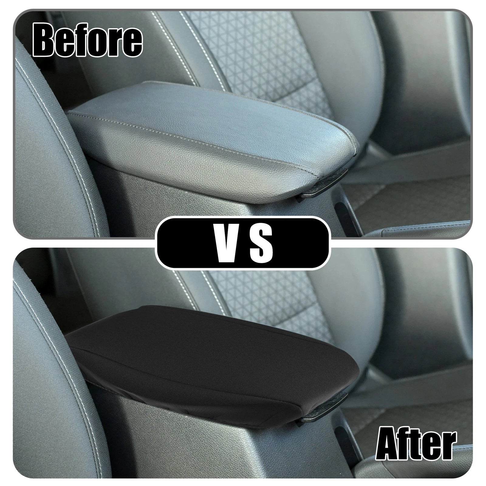 Center Console Armrest Cover for Subaru Crosstrek (2013–2017) Black