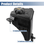 Coolant Radiator Reservoir Tank 17137601948 with Cap for BMW 550i (2006–2010)