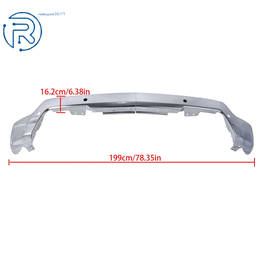 Front Bumper Assembly for Chevy Silverado (2022-2024) Chrome Steel