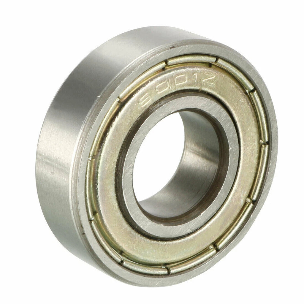 Set of 4 Sealed Deep Groove Ball Bearings 6001Z for Various Applications