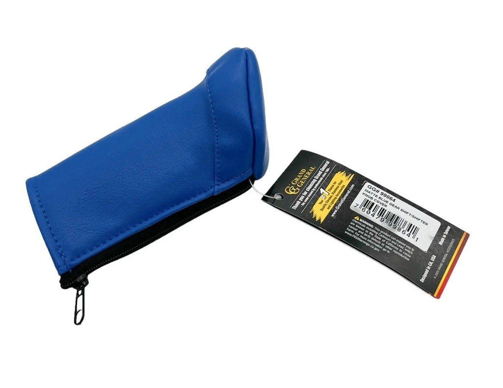 Gear Shift Knob Cover Solid Matte Blue for Freightliner Cascadia (2018–2024)