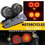 Smoked LED Dual Tail Light for Motorcycle (Fits )