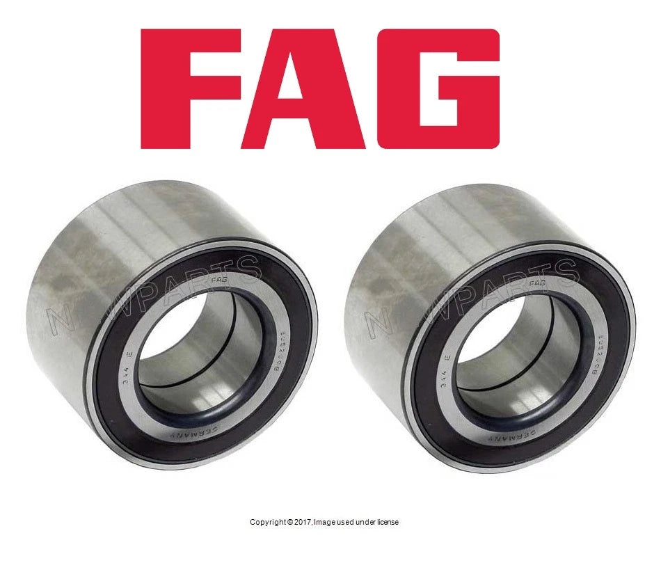 Set of 2 Front Wheel Bearings for Audi Q7, Land Rover, Porsche, VW Touareg