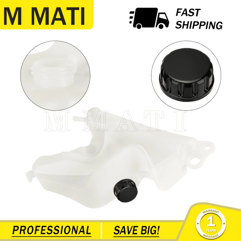 Coolant Reservoir Overflow Tank & Cap for Kawasaki ER-6n ER6N (2009–2011)