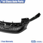 Glossy Black Honeycomb Grille for Honda Accord Sedan (2016–2017)