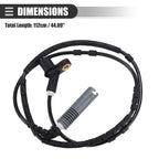Rear ABS Wheel Speed Sensor for BMW 320I (2001–2002) No. 34521164370/34521164652