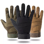 Men's Tactical Full Finger Motorcycle Gloves for Outdoor Riding