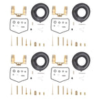 Set of 4 Carb Diaphragm Float Kits for Honda CB350 CL350 (1968–1973)