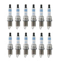 Set of 12 Bosch Double Iridium Spark Plugs for BMW E31 (1990–1994)