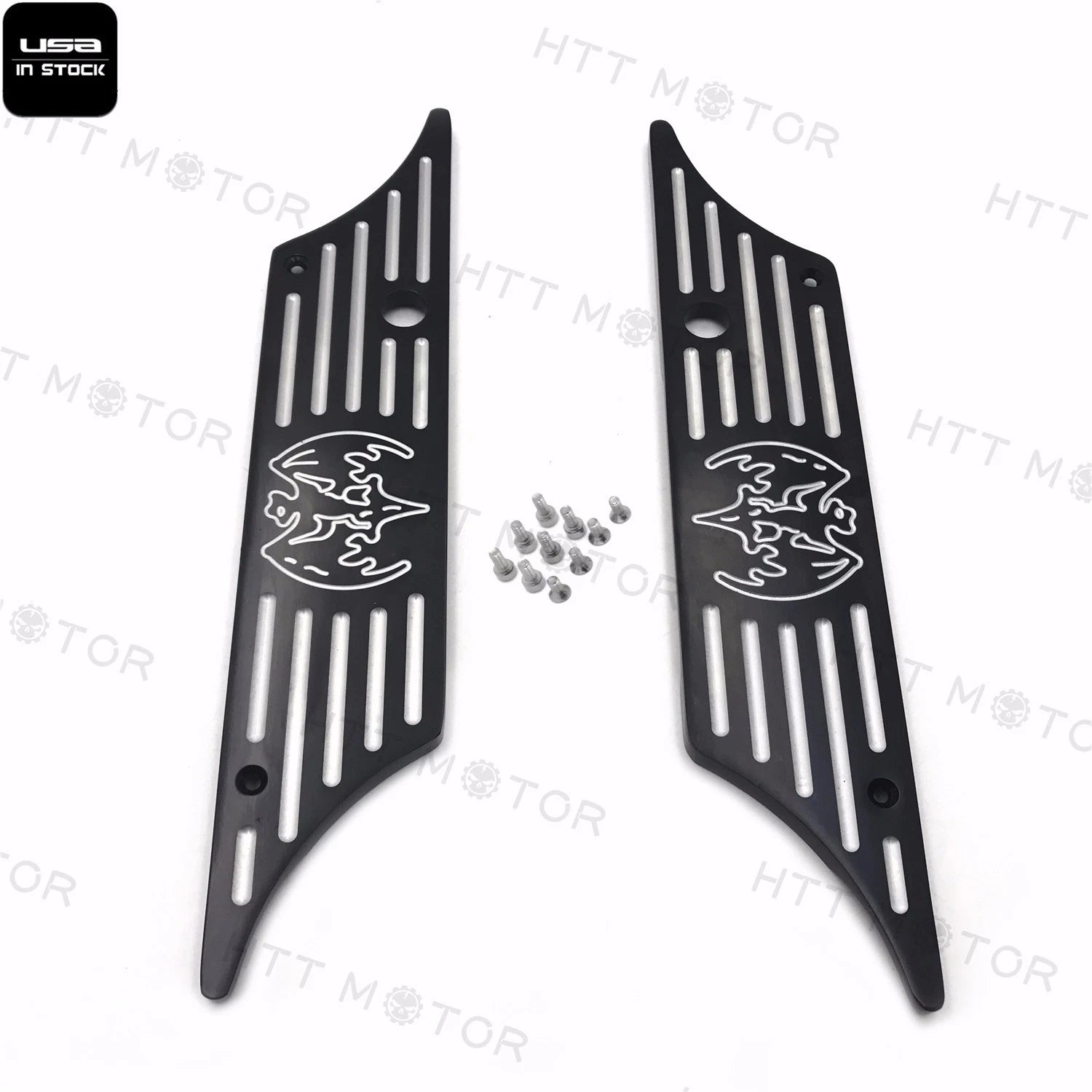 CNC Billet Aluminum Saddlebag Latch Cover for Harley Touring (1993–2013)