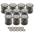 Set of 10 Engine Oil Filters & 10 Drain Plug Gaskets for Toyota Scion Lexus