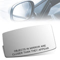 Side Door Mirror Glass for Ford EXP Escort (1981–1983) Convex Lens Right