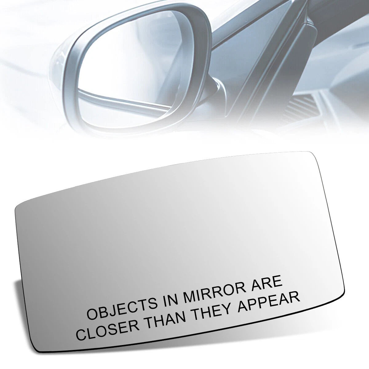 Side Door Mirror Glass for Ford EXP Escort (1981–1983) Convex Lens Right