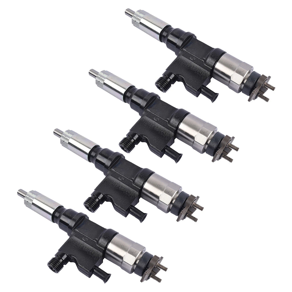 Set of 4 Fuel Injectors 086547479165 for Isuzu NPR NPR-HD 4HK1 (2001–2007)