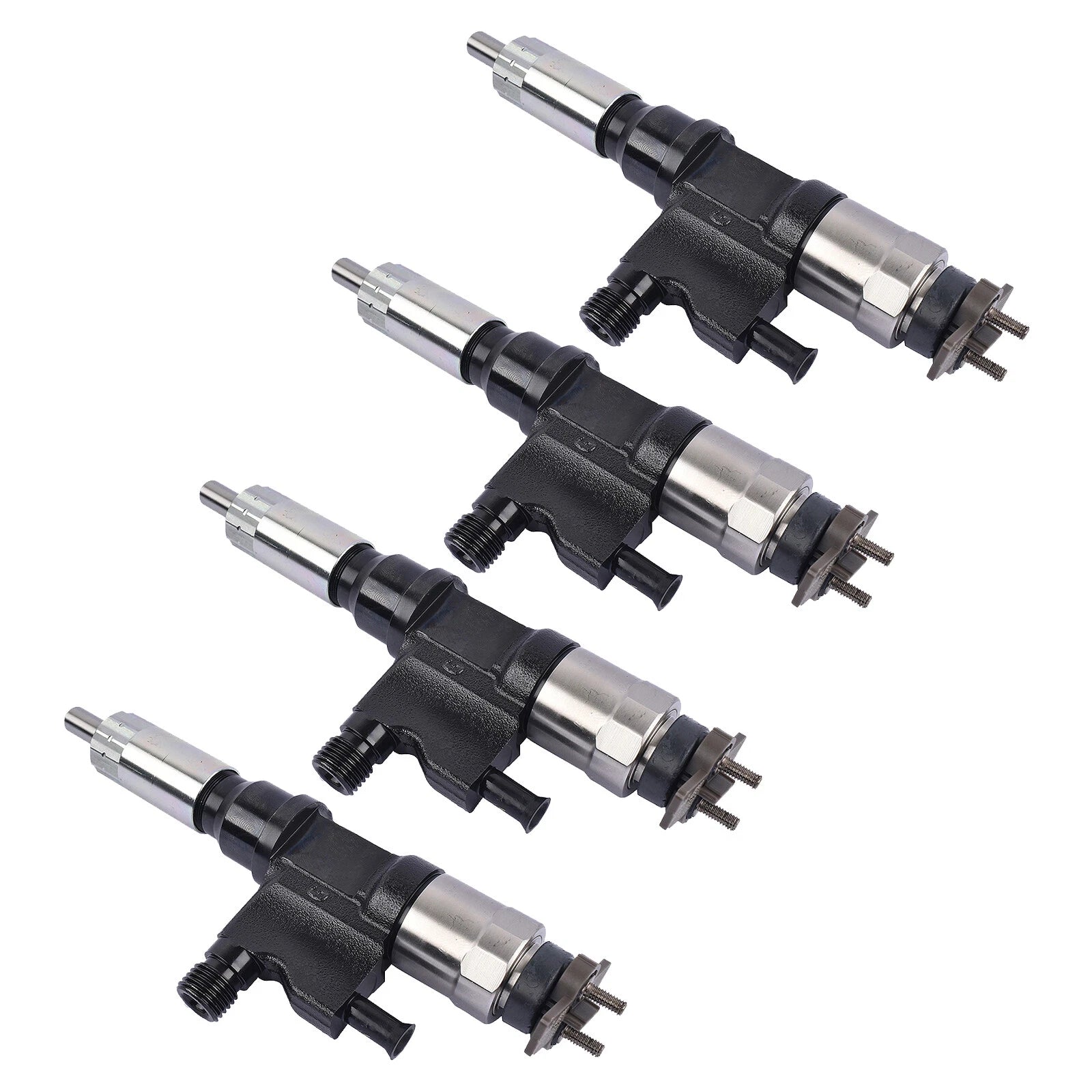 Set of 4 Fuel Injectors 086547479165 for Isuzu NPR NPR-HD 4HK1 (2001–2007)