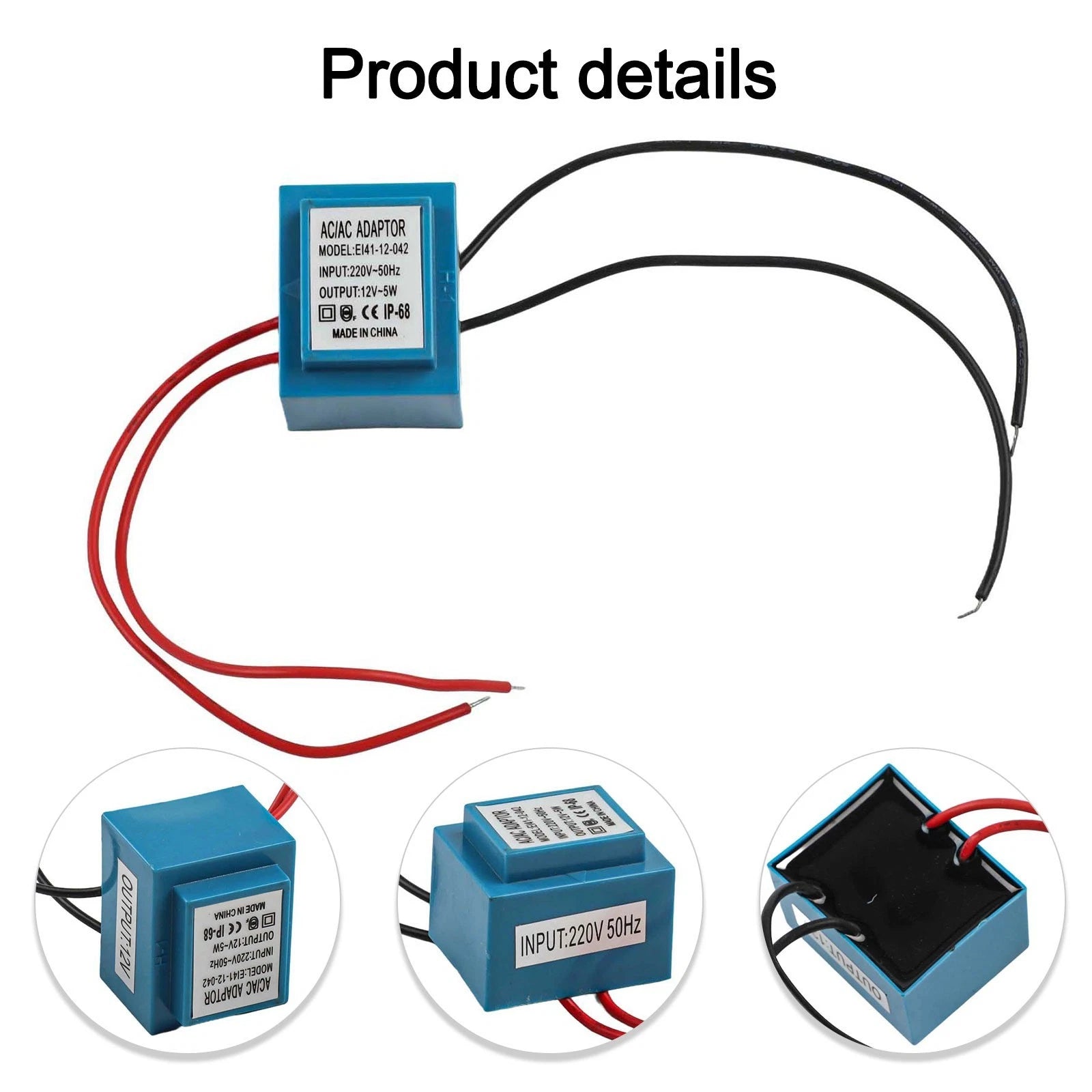 5W IP68 AC LED Transformer for Outdoor Lighting