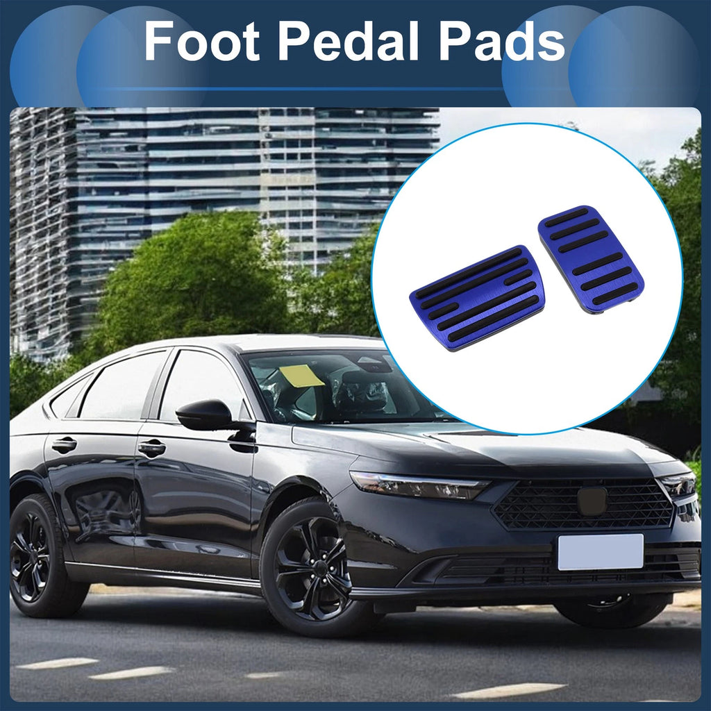 2 Pcs Manual Foot Accelerator Pedal Covers for Honda Step Wagon  Blue