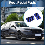2 Pcs Manual Foot Accelerator Pedal Covers for Honda Step Wagon  Blue