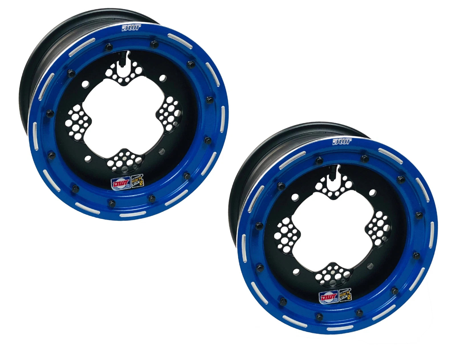 DWT ROK'N LOCK Beadlock Rims for Banshee 350 (10", 10x5, 4+1, 4/156)