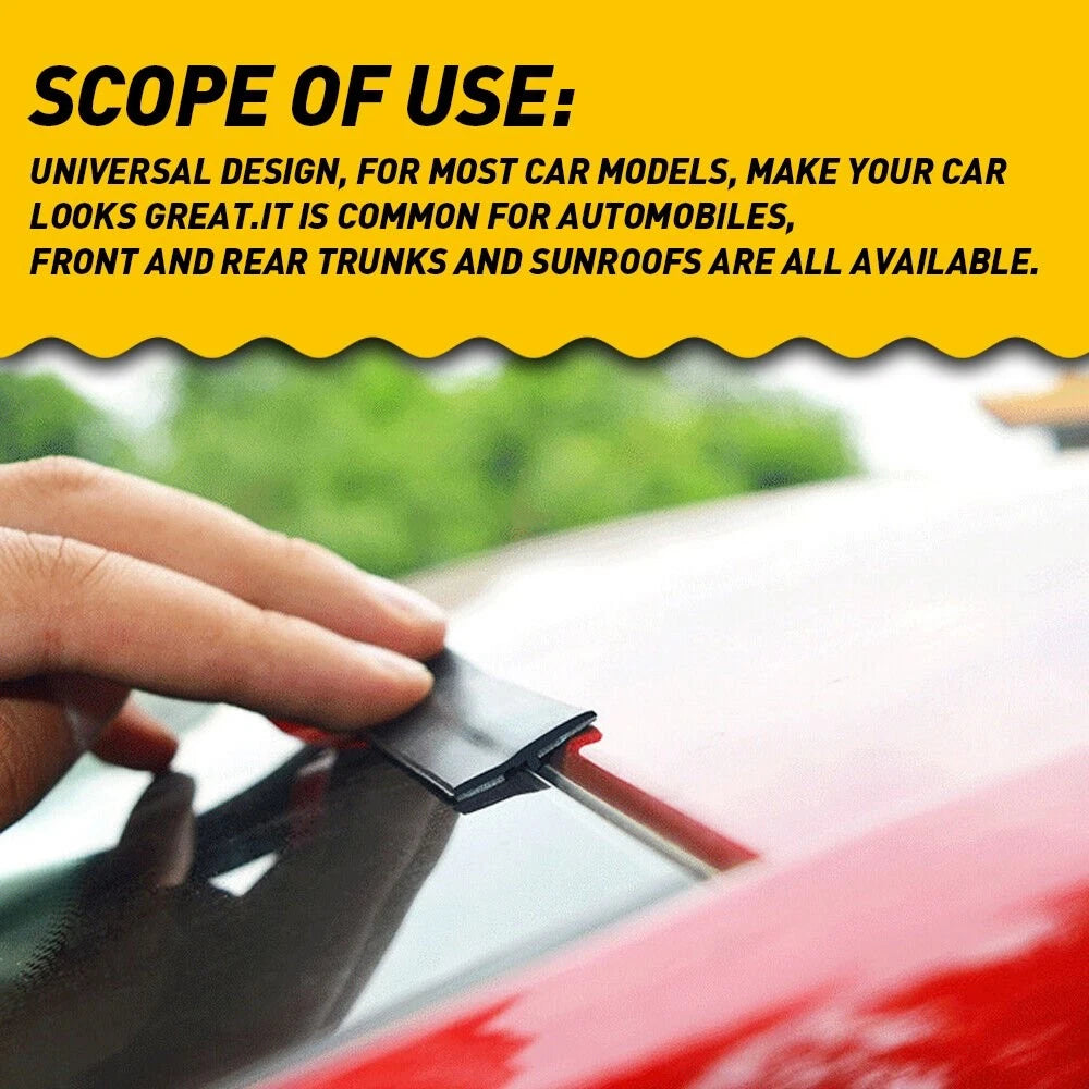 T-shape Rubber Molding Seal Trim for SUV Car Windscreen & Sunroof (Universal)