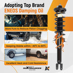 2X Rear Complete Struts & Shocks w/ Mount Assembly for Honda Accord (2008–2012)