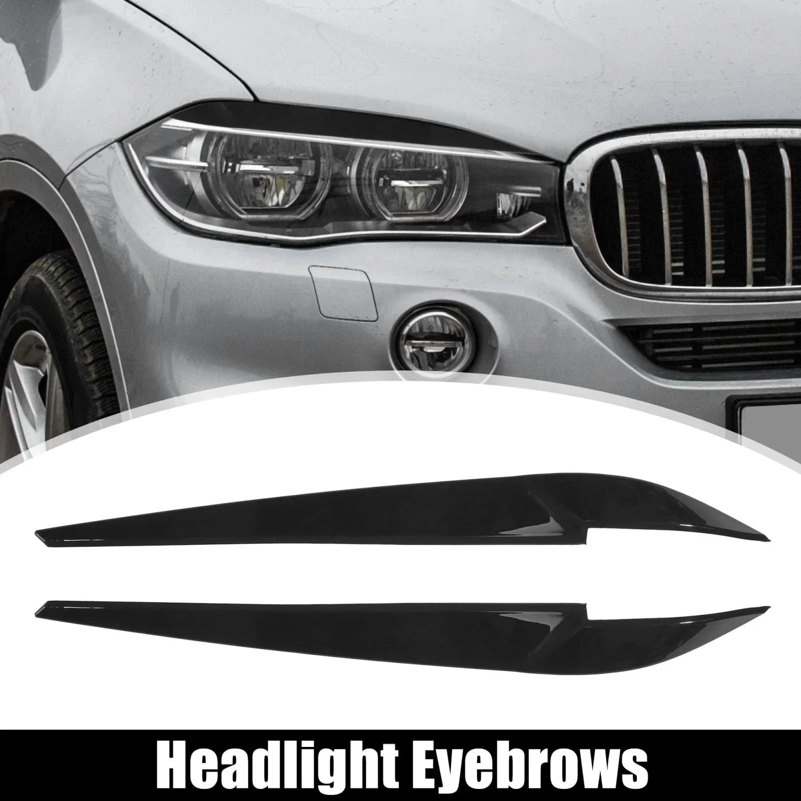 1 x Pair Headlight Eye Lid Cover Decoration Styling Sticker for BMW X5 X6