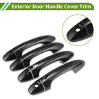 Set of 1 Exterior Door Handle Cover Trim for Toyota Hilux (2015–2023) - Carbon Fiber Black