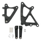 Front Driver Footrests Footpegs Bracket for Yamaha YZF R1 (2009–2014)