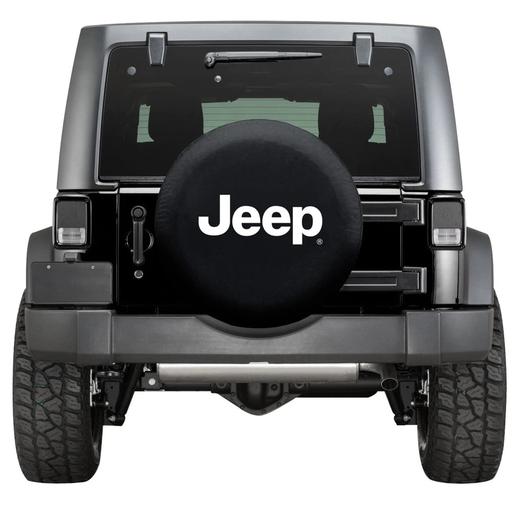Jeep Logo Spare Tire Cover for Jeep (30" to 33" Spare Tires)