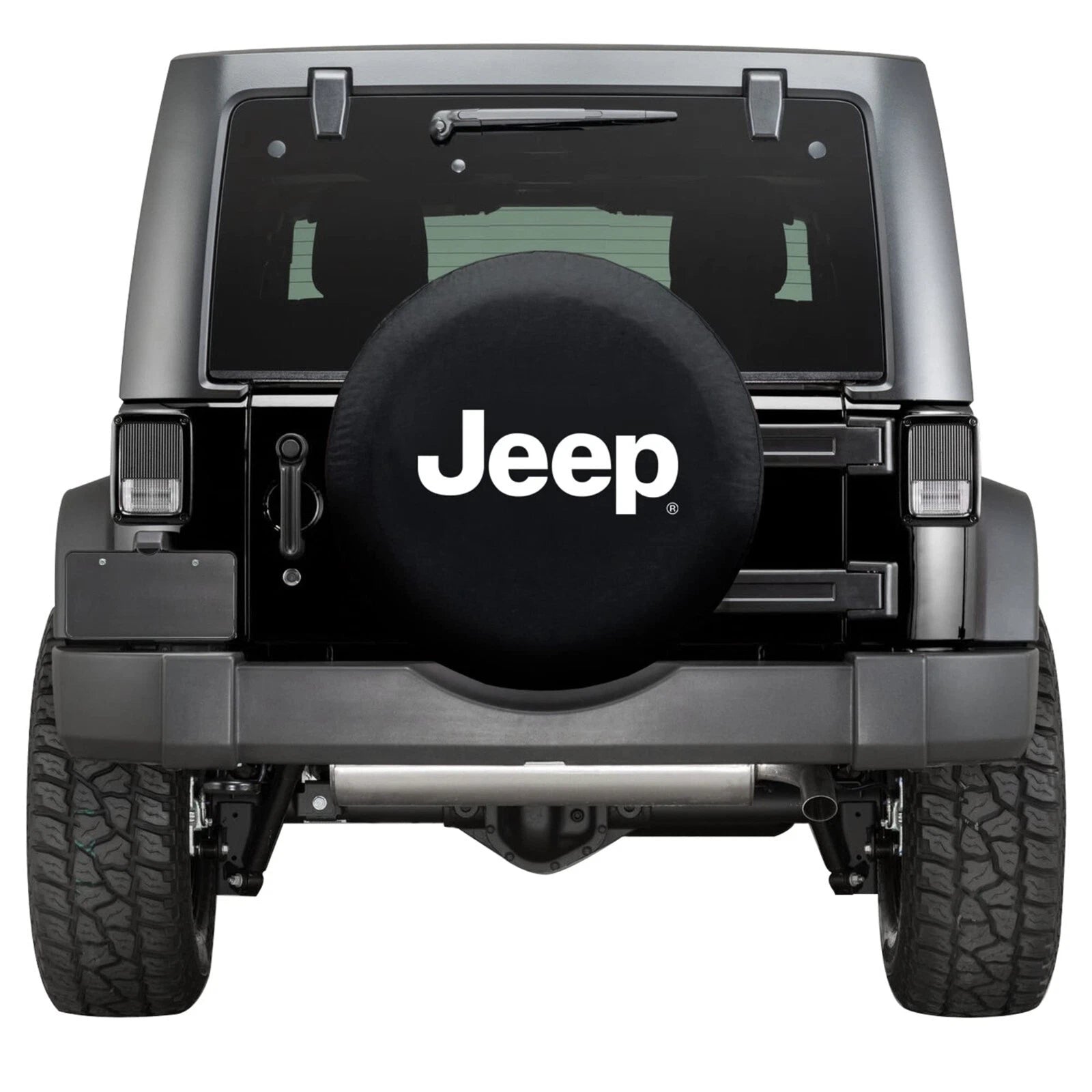 Jeep Logo Spare Tire Cover for Jeep (30" to 33" Spare Tires)