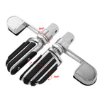 Chrome Footpegs Footrests for Honda VTX1300 (2003–2009) VTX1800 (2002–2011)