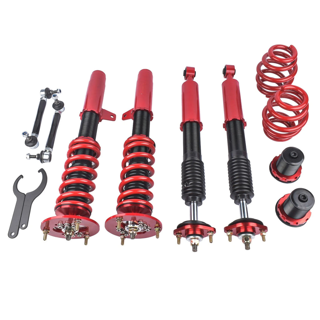 Set of 4 Coilover Suspension Shocks for BMW E46 3-Series (1998–2006)