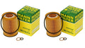 2X OEM Mann Motor Engine Oil Filters for BMW E53 E60 E63 E64 E65 E66