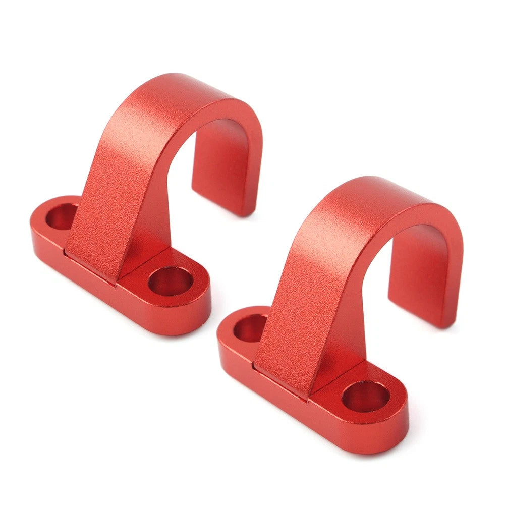 2X Rear Brake Hose Clamp Guide for Yamaha YZ125 YZ250 YZ250F YZ450F YZ85 (2003–2022) Red