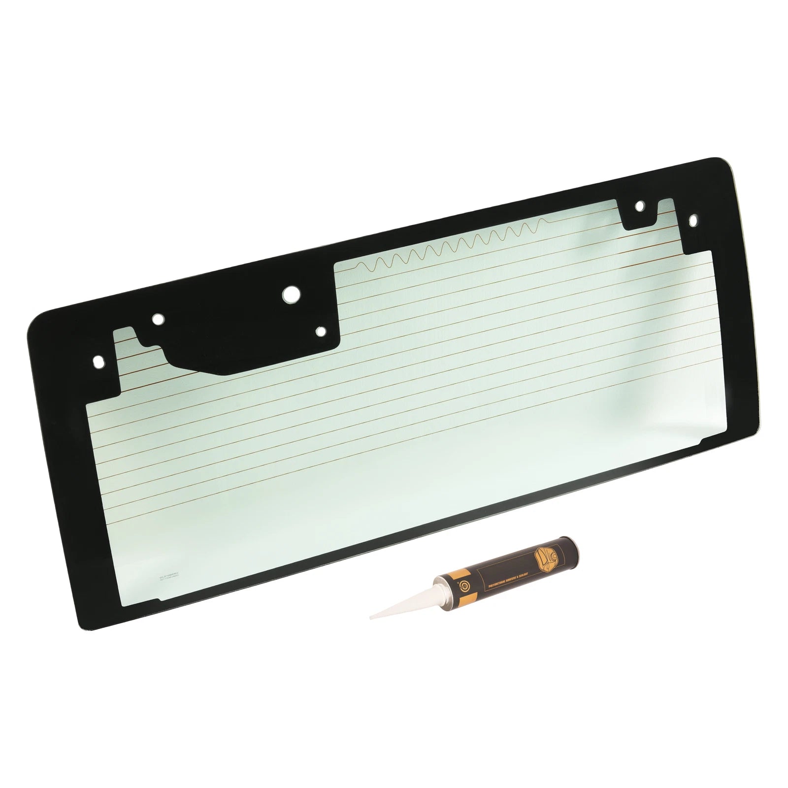 Rear Window Tempered Glass for Jeep Wrangler JK (2011–2017) Heated Light Green