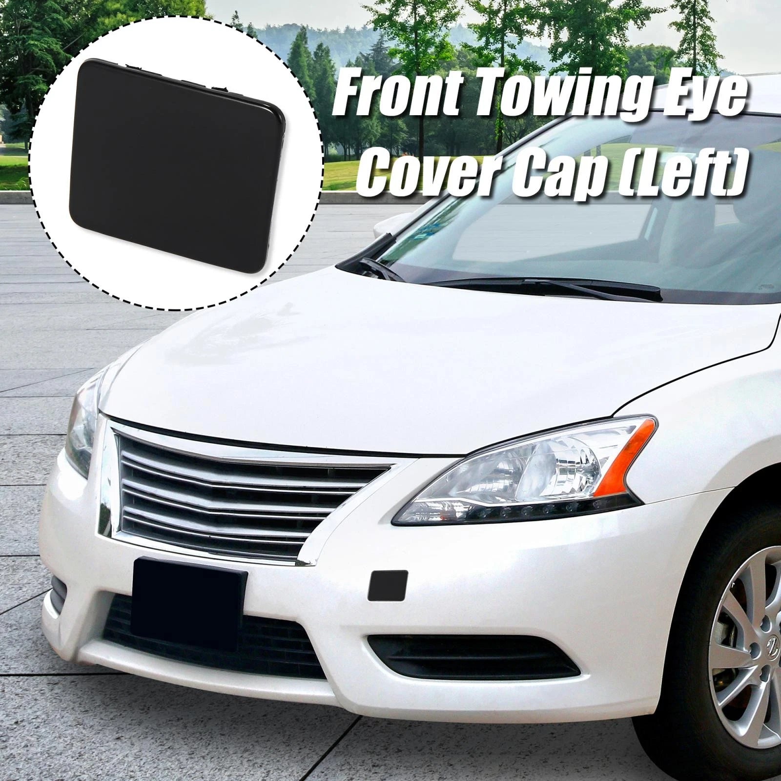 Tow Hook Eye Cover Cap 622A0-3SH0A for Nissan Sentra (2013–2019)