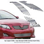 Stainless Steel Chrome Billet Grille Insert for Toyota Corolla (2009-2010)