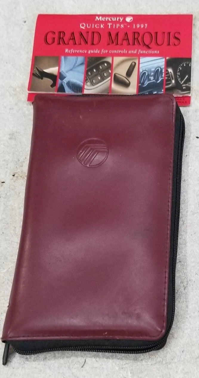 Owners Manual Kit with Case for Mercury Grand Marquis (1997)