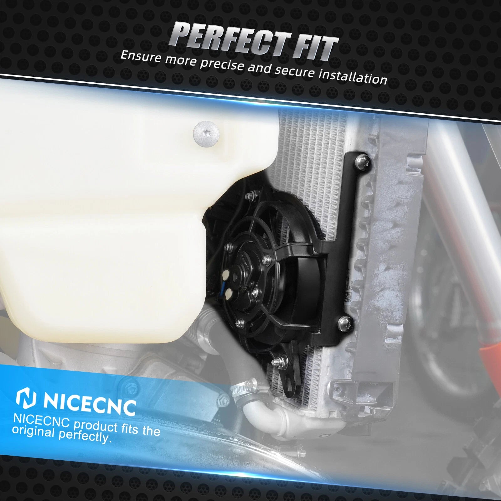 Radiator Cooling Fan Kit for Husqvarna FC FX TX TC 125 250 300 350 450 (2023–2025)