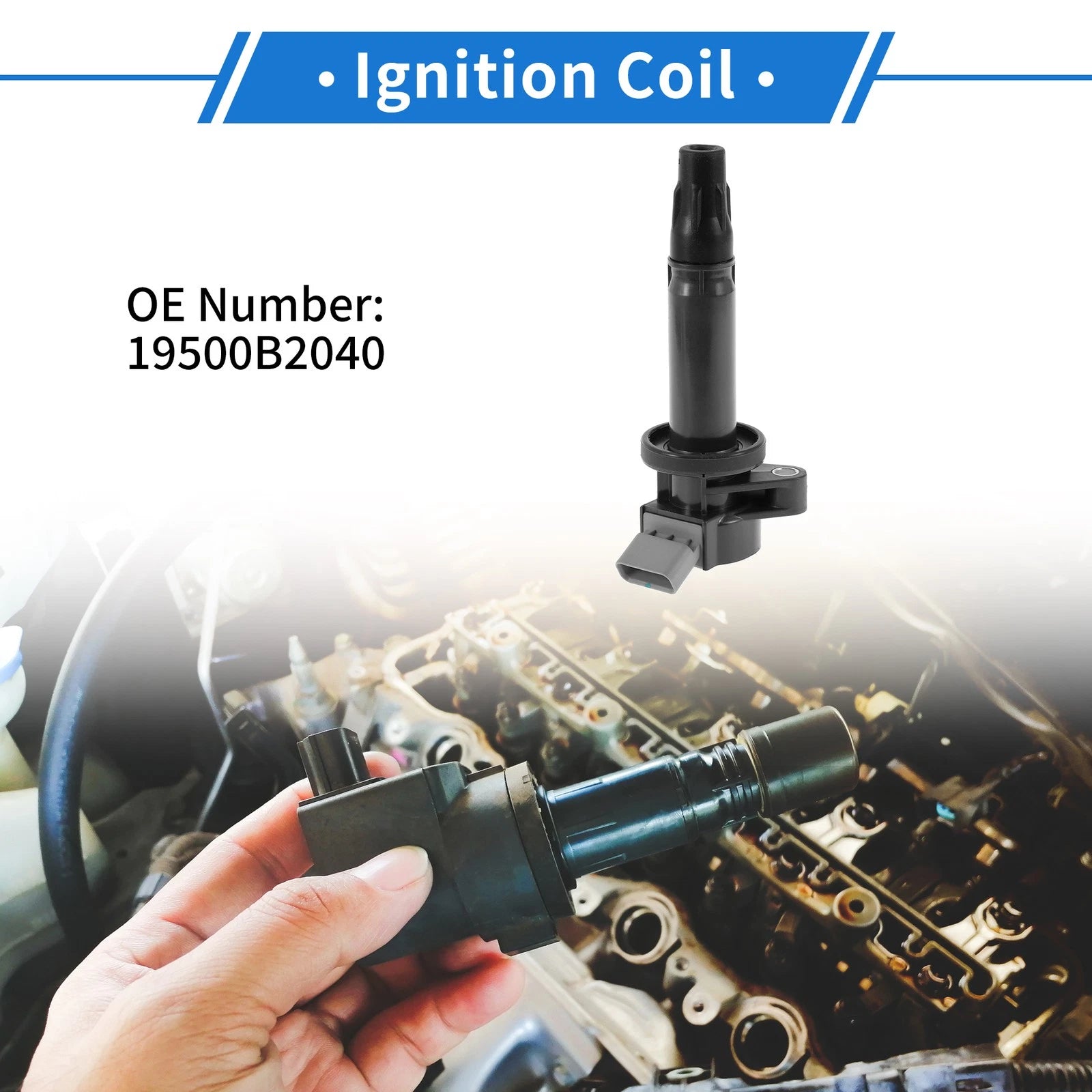 Ignition Coil Pack No. 19500B2040 for Toyota Yaris/Vitz (2005–2022)