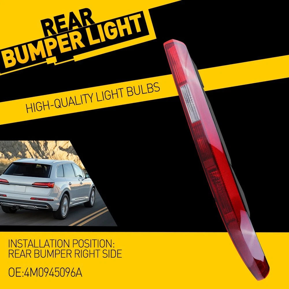 Rear Bumper Light for Audi Q7 (2016–2020) Right Side Tail Stop Lamp