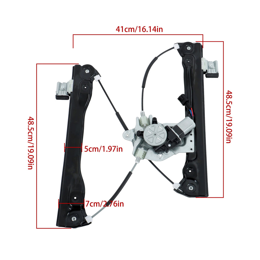 Front Right Power Window Regulator with Motor for Chevrolet Cruze (2011–2012)