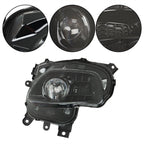 Headlight Projector Halogen Black for Jeep Cherokee (2014–2018) Right Side