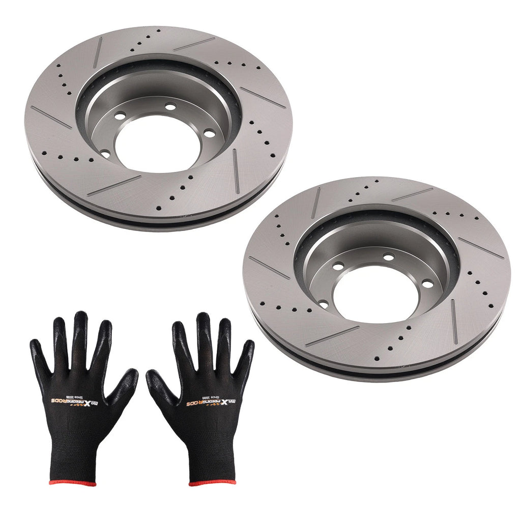 Front Brake Rotors Kit for Toyota Sequoia Tundra (2000–2007) S31267